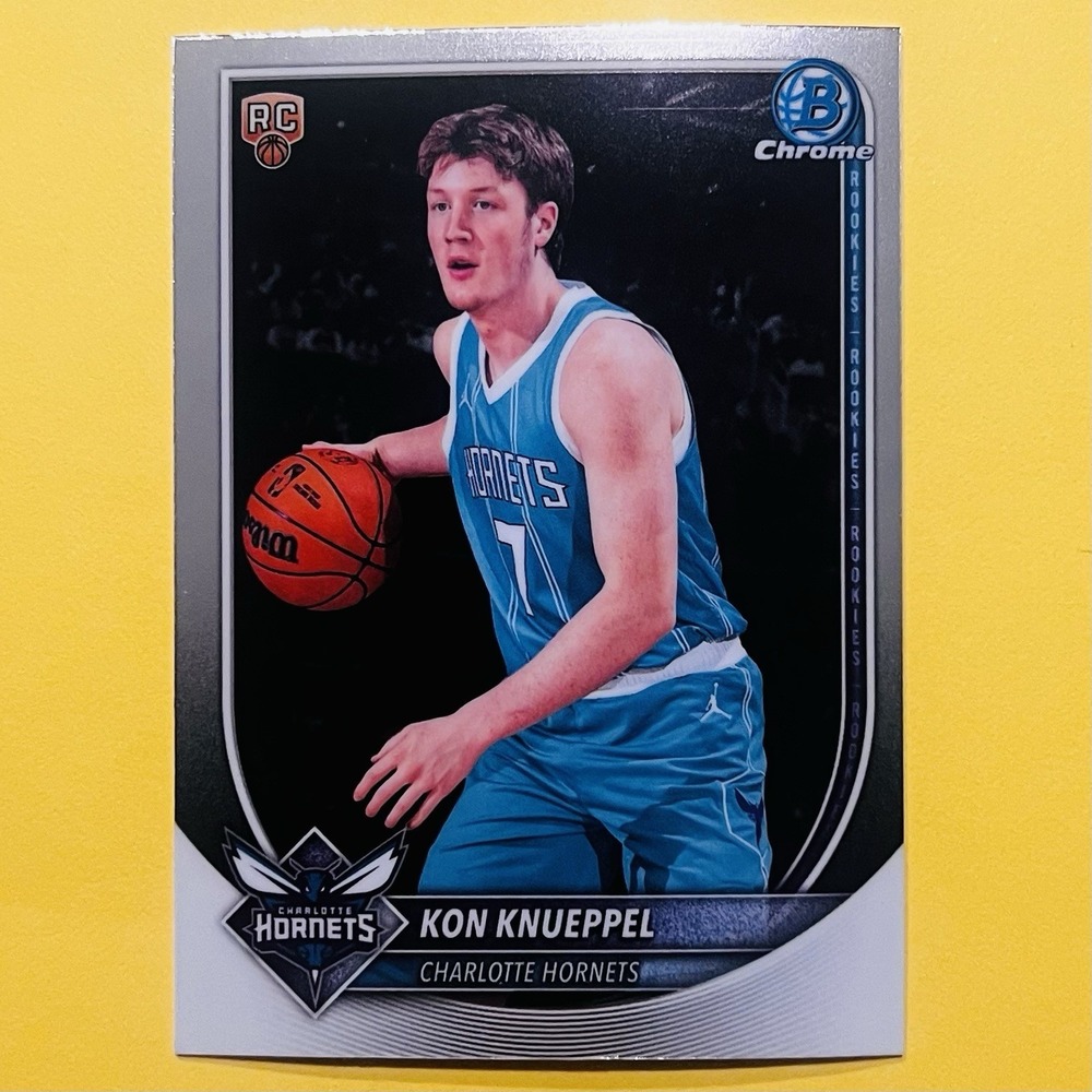 2025/26 Bowman Chrome Basketball Kon Knueppel Rookie RC BCV-4 Charlotte Hornets